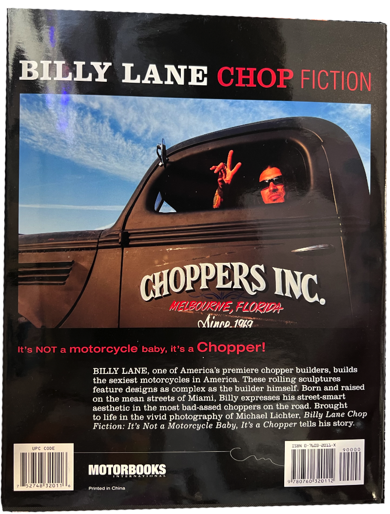 Billy Lane Book Front Cover