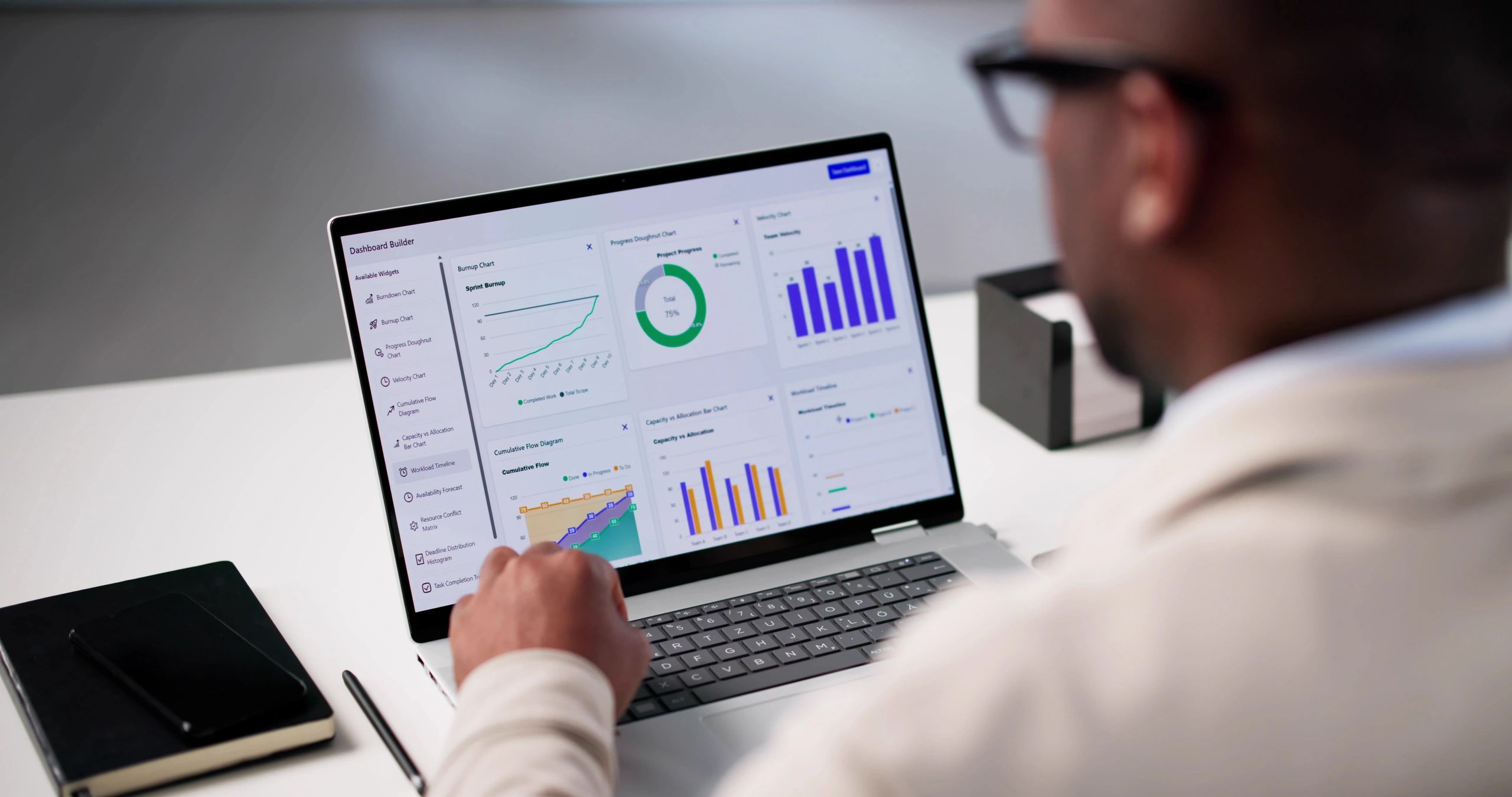 modern SaaS loyalty platform dashboard